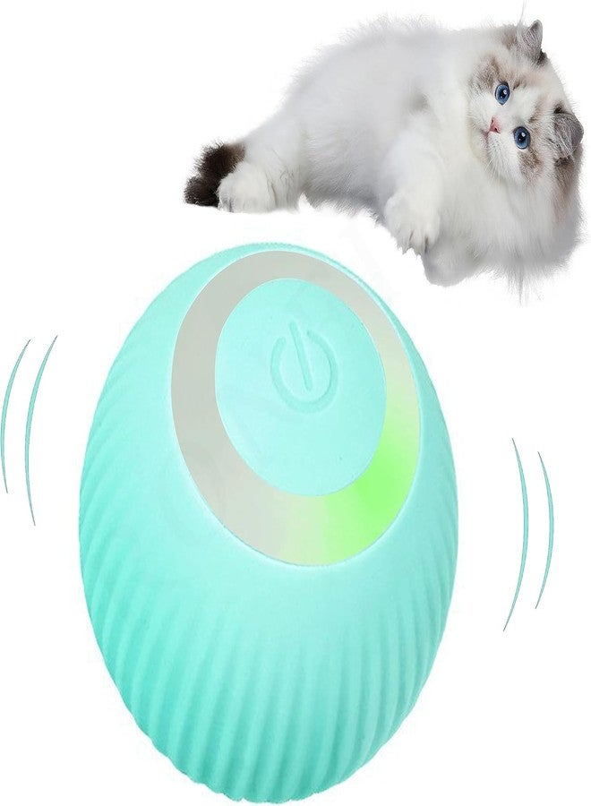 RONFILD Cat Toy Ball Intelligent Funny Cat Ball 360 Degree Rotatable Cat Toys Rechargeable Rotating Ball with LED Light, Cat Chasing Toy Automatic Rotating Smart Obstacle Avoiding Cat Chasing Toy - Image 1